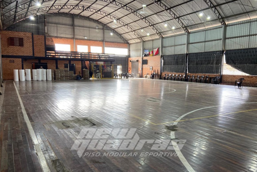 Gin�sio Mayer - Alvorada - RS - Antes